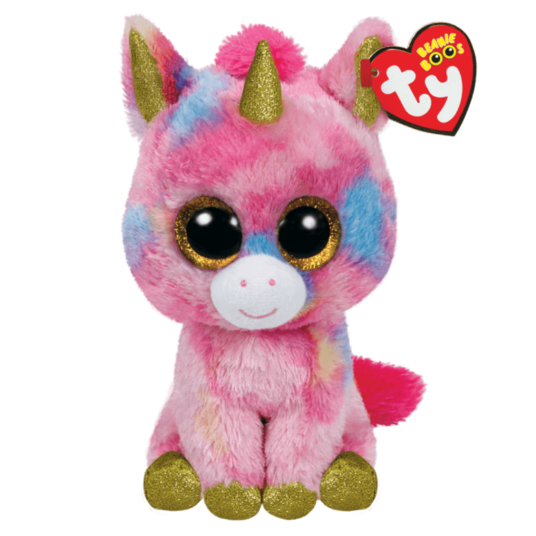 Ty Beanie Boo Large Fantasia the Unicorn Kidding Around